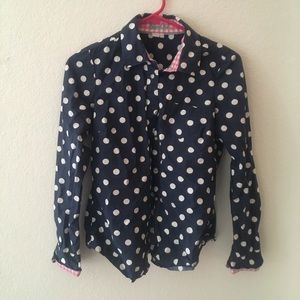 Polka dot blouse